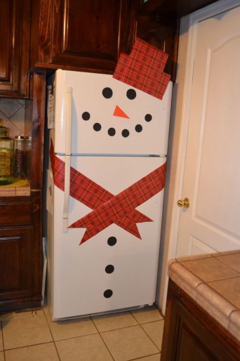 Холодильник снеговик
